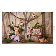 LB0348 Jungle Theme Backdrop