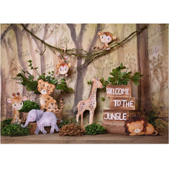 LB0348 Jungle Theme Backdrop