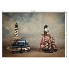 LB0374 Beach Travel Backdrop