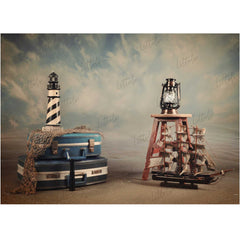 LB0374 Beach Travel Backdrop