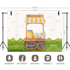 LB0376 Lemonade Store Backdrop