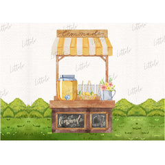 LB0376 Lemonade Store Backdrop