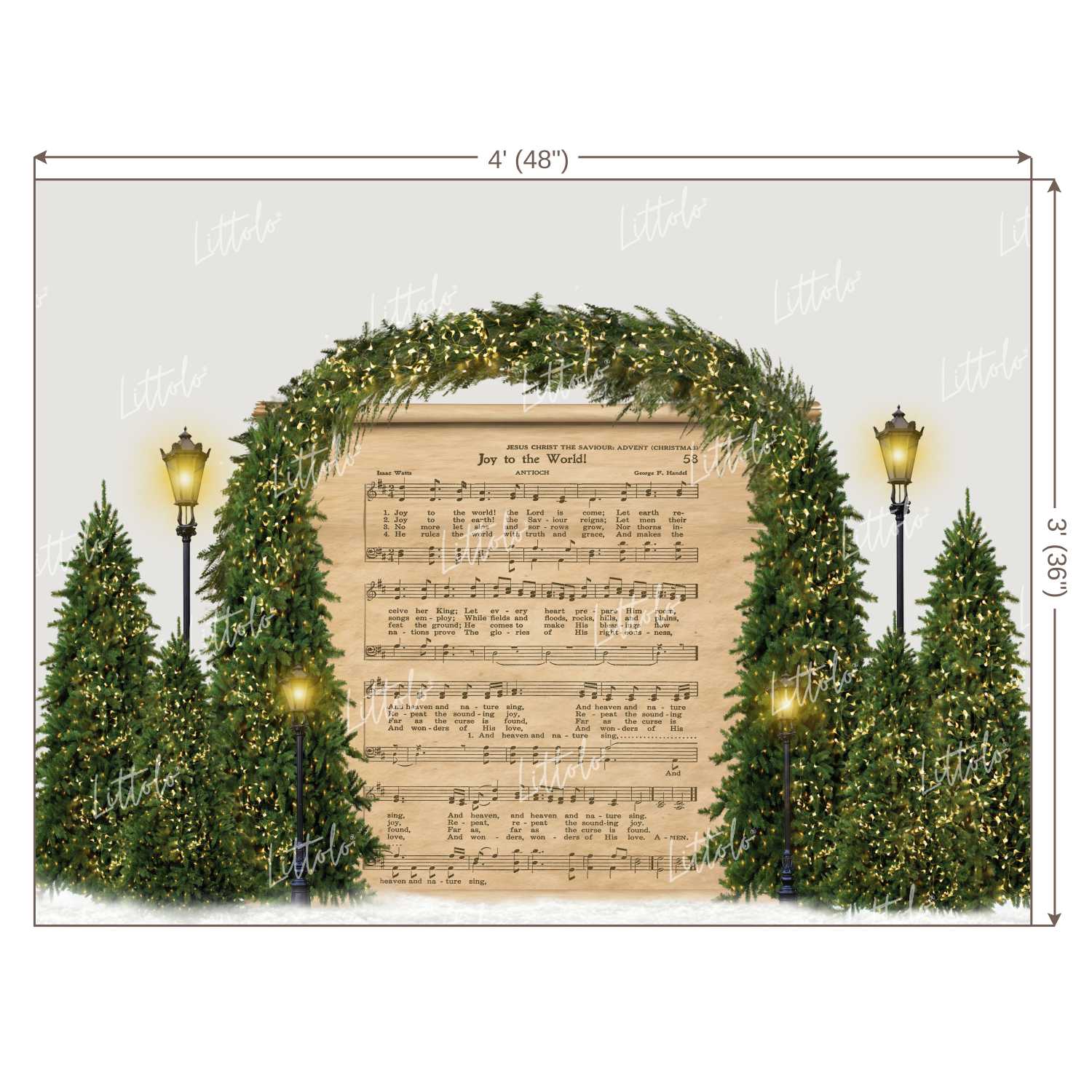 LB0388 Music Theme Backdrop