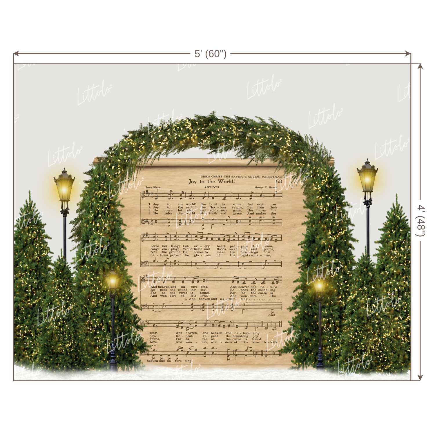 LB0388 Music Theme Backdrop