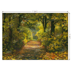 LB0389 Forest Path Theme Backdrop