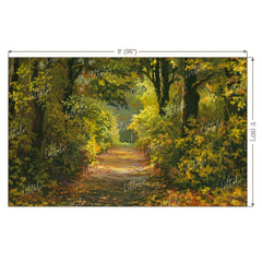 LB0389 Forest Path Theme Backdrop