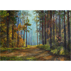 LB0391 Forest Path Theme Backdrop