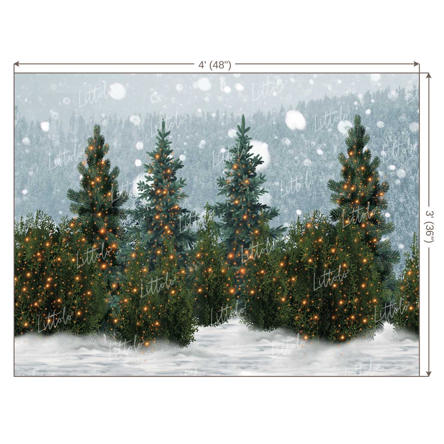 LB0396 Christmas Theme Backdrop