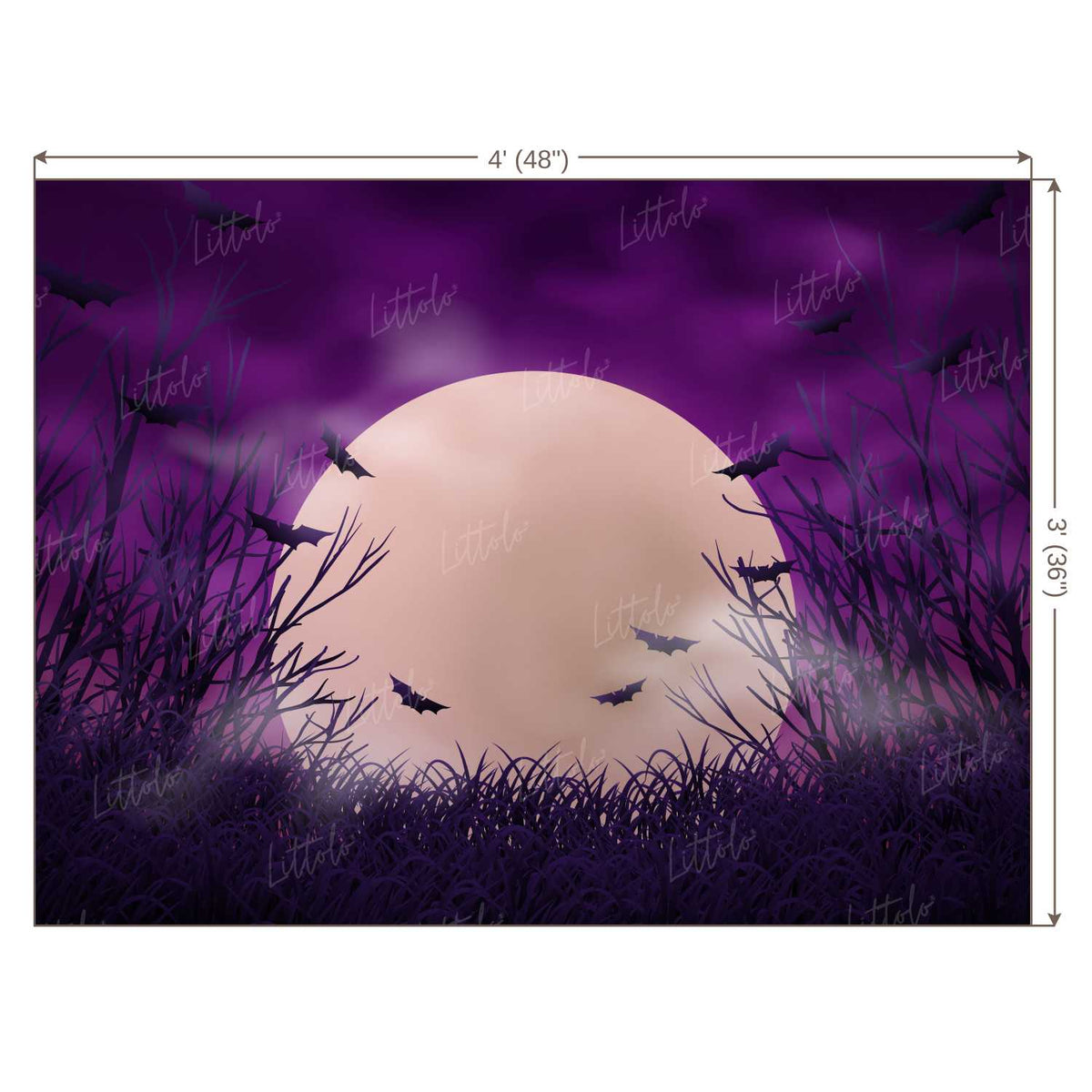 LB0397 Halloween Theme Backdrop