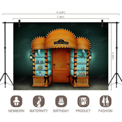 LB0399 Halloween Theme Backdrop