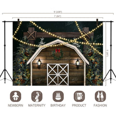 LB0400 Christmas Theme Backdrop