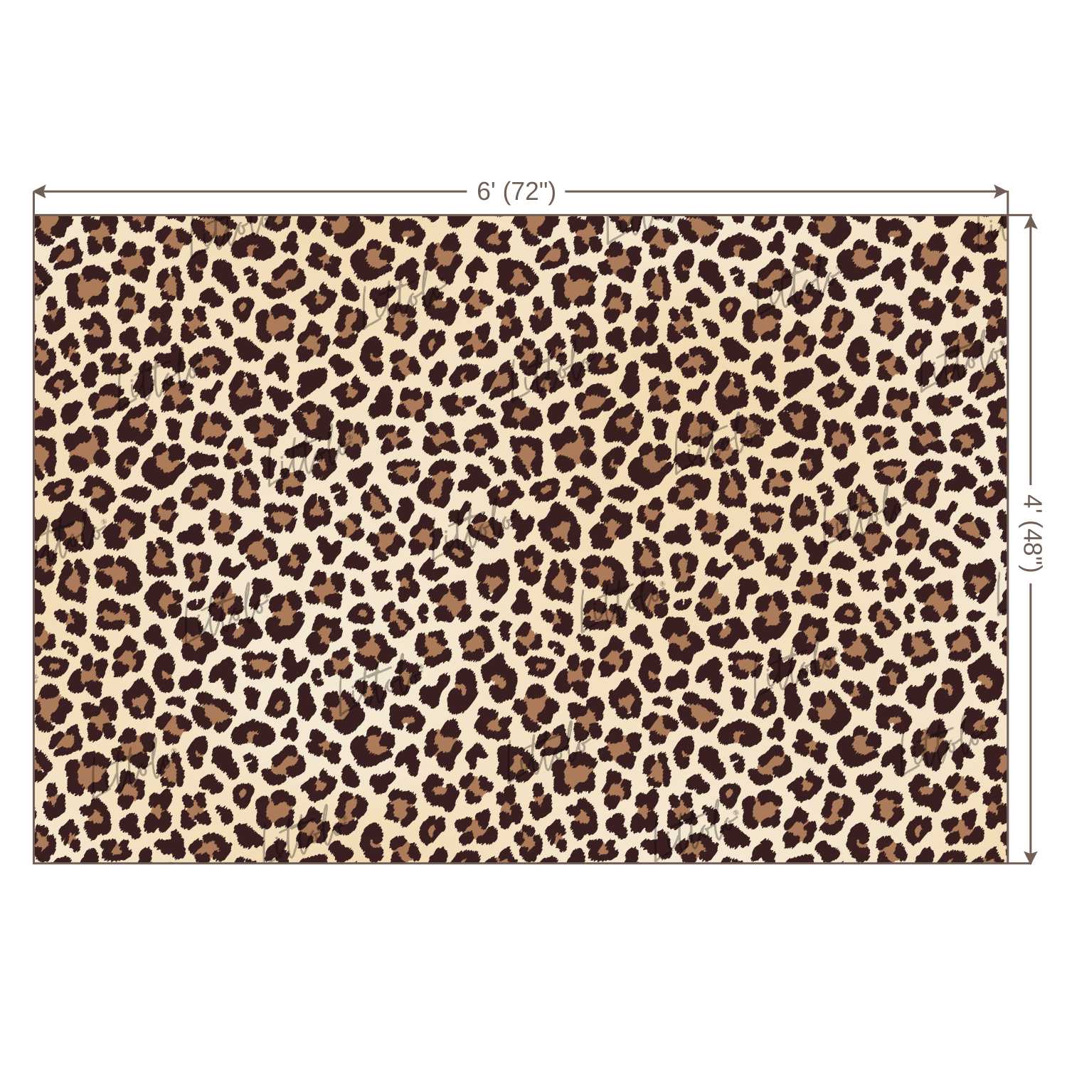 LB0403 Leopard Fur Beige Brown Texture Theme Backdrop