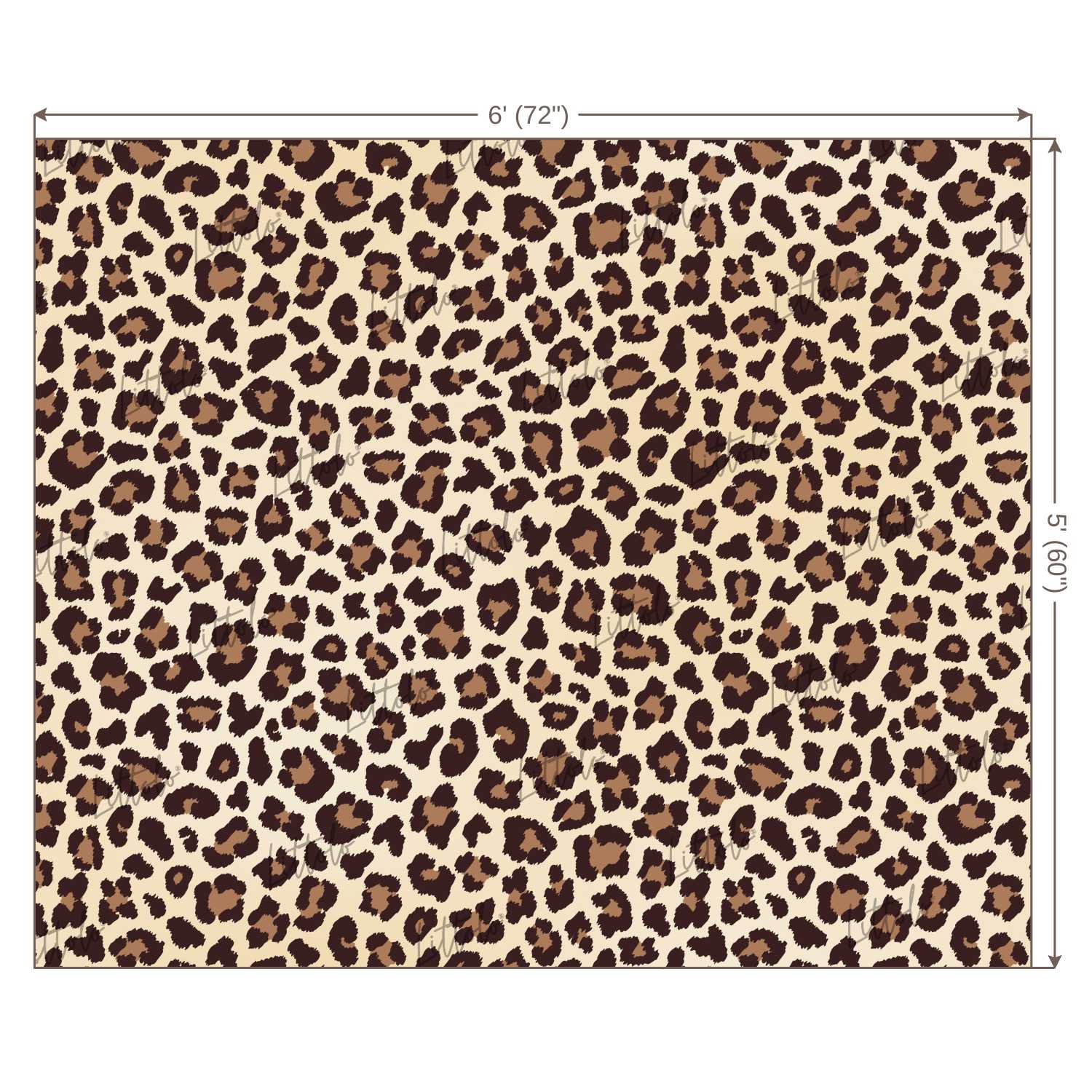 LB0403 Leopard Fur Beige Brown Texture Theme Backdrop