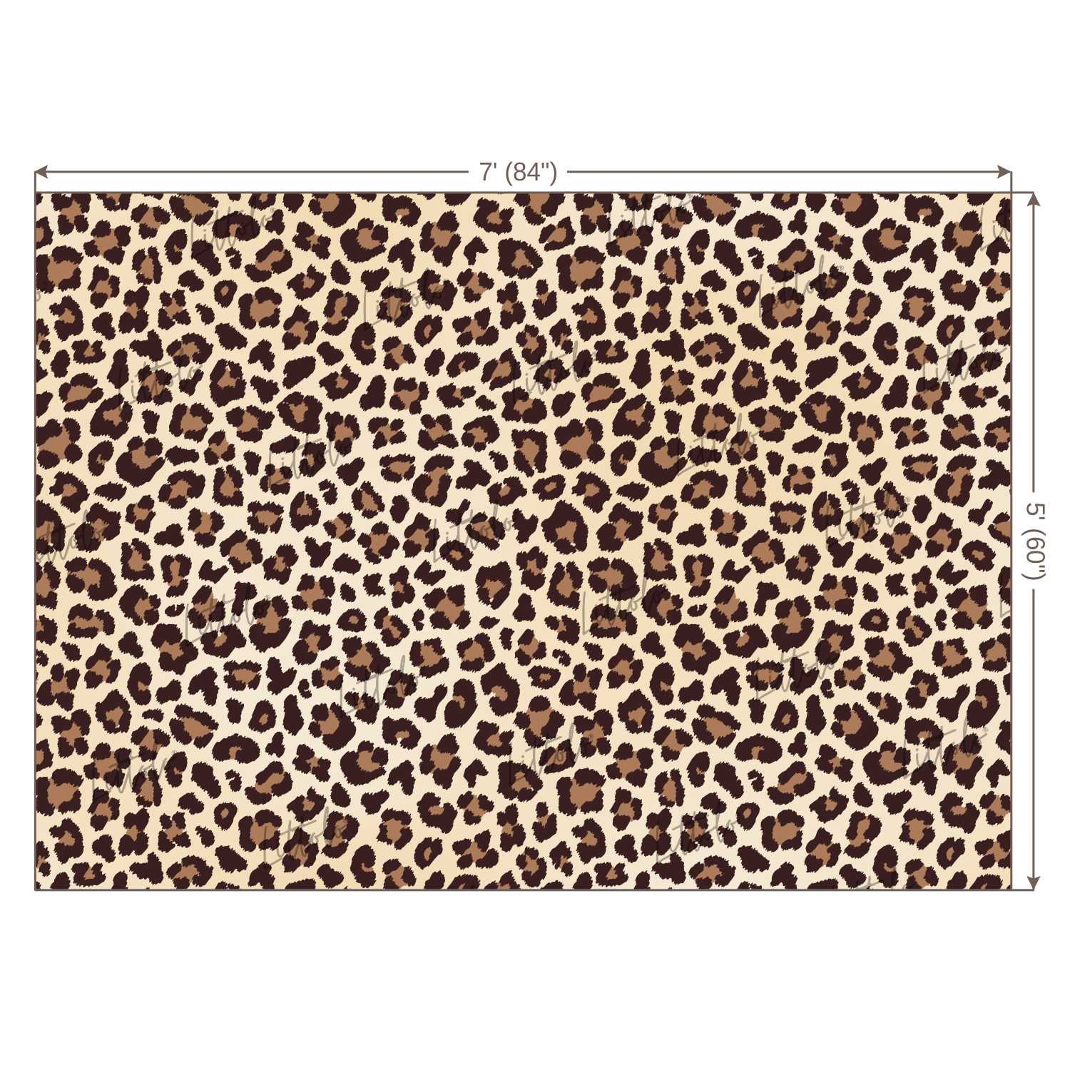 LB0403 Leopard Fur Beige Brown Texture Theme Backdrop