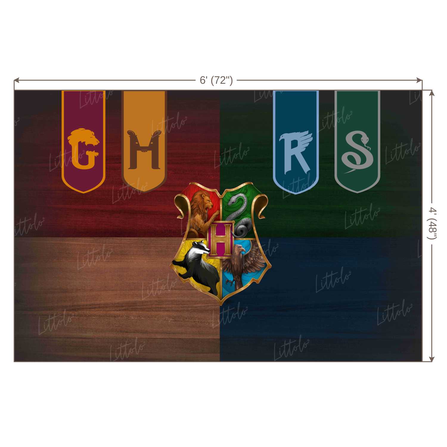 LB0404 Harry Potter Theme Backdrop