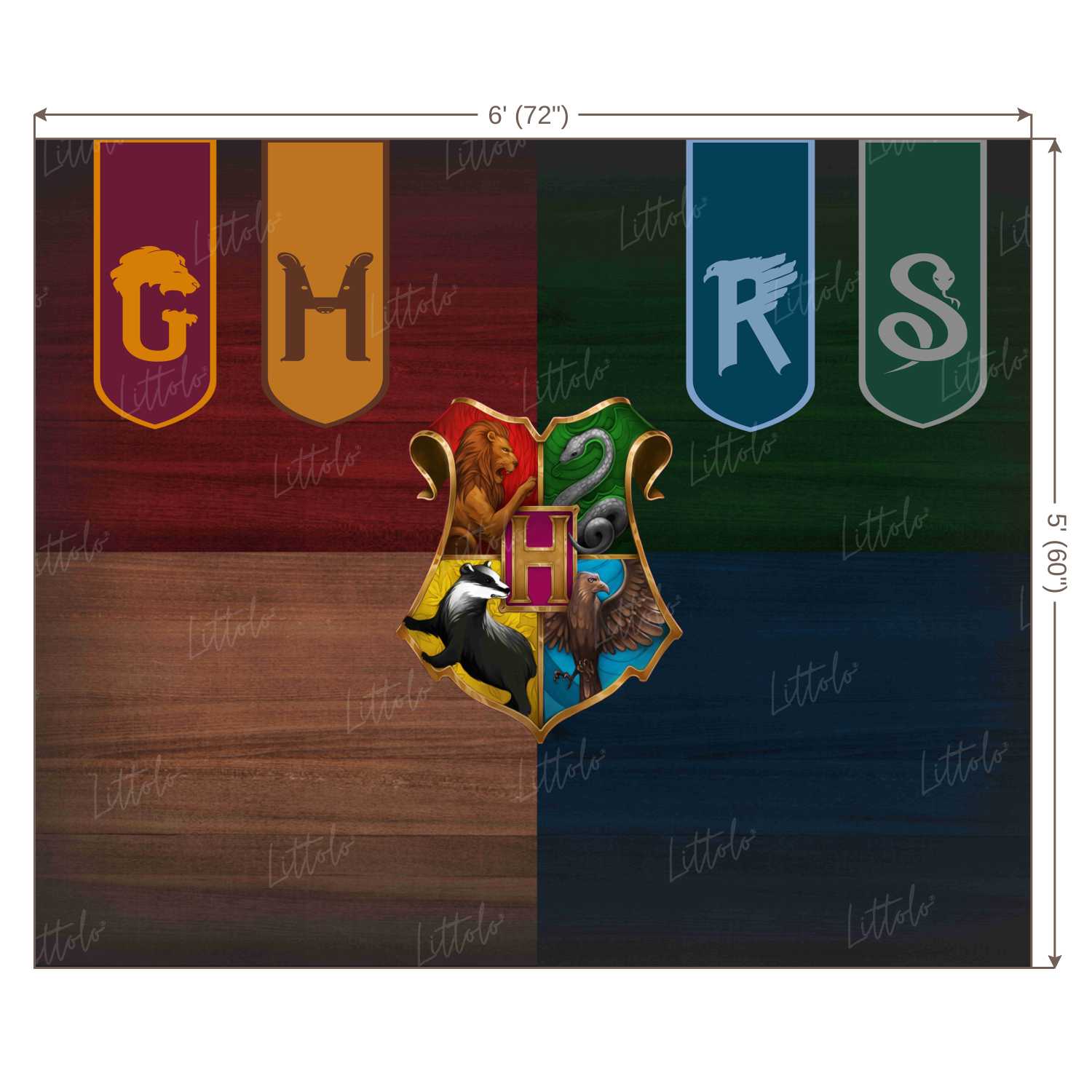 LB0404 Harry Potter Theme Backdrop