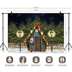 LB0409 Christmas Theme Backdrop