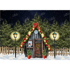 LB0409 Christmas Theme Backdrop