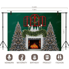 LB0410 Christmas Theme Backdrop