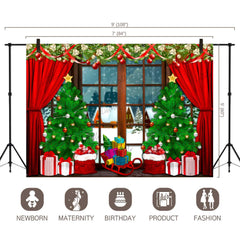 LB0411 Christmas Theme Backdrop