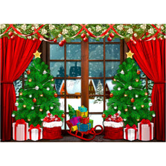 LB0411 Christmas Theme Backdrop