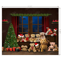 LB0412 Christmas Theme Backdrop