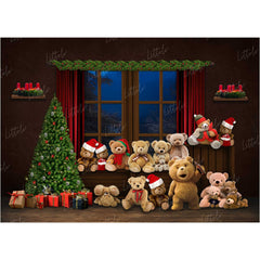 LB0412 Christmas Theme Backdrop