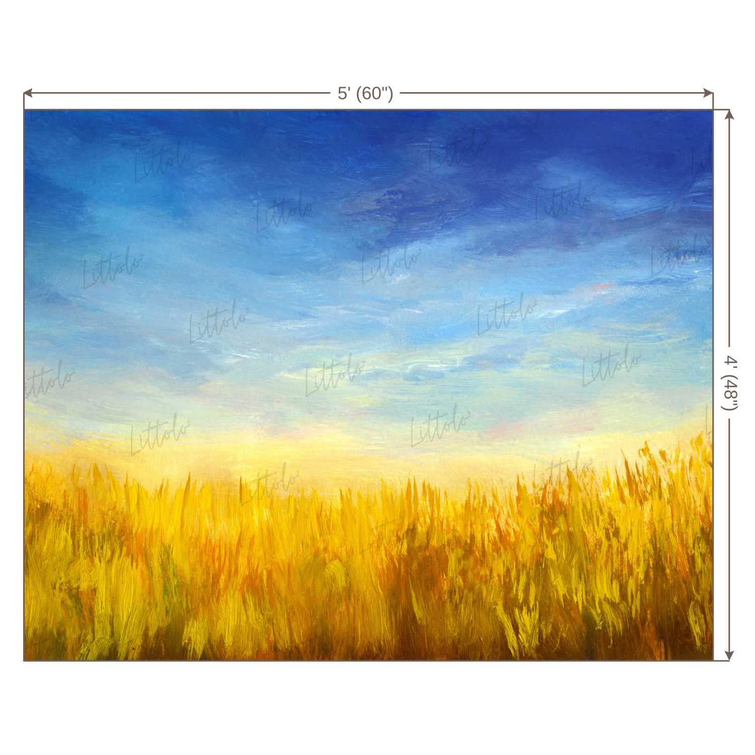 LB0423 Summer Field Theme Backdrop