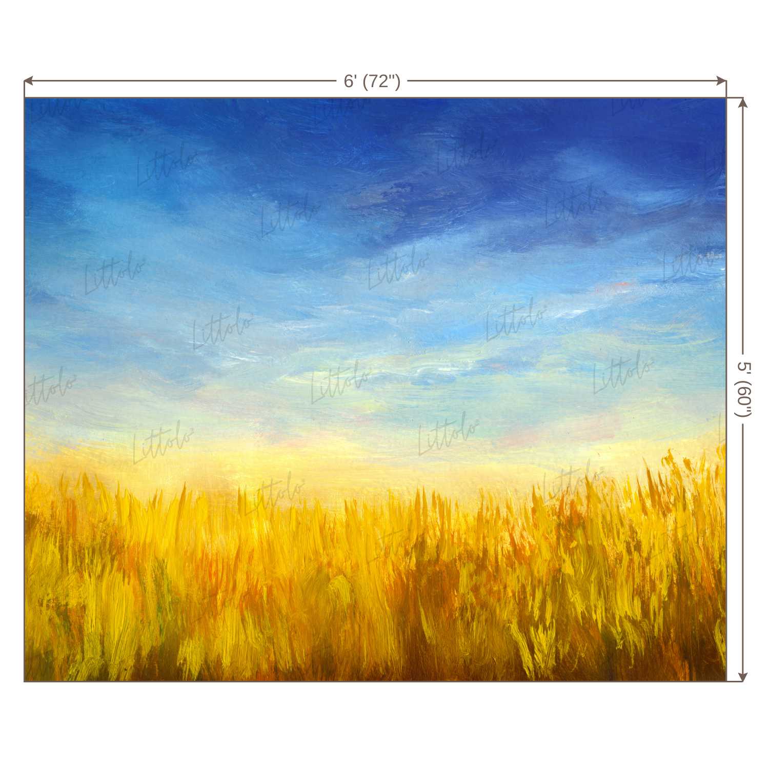 LB0423 Summer Field Theme Backdrop