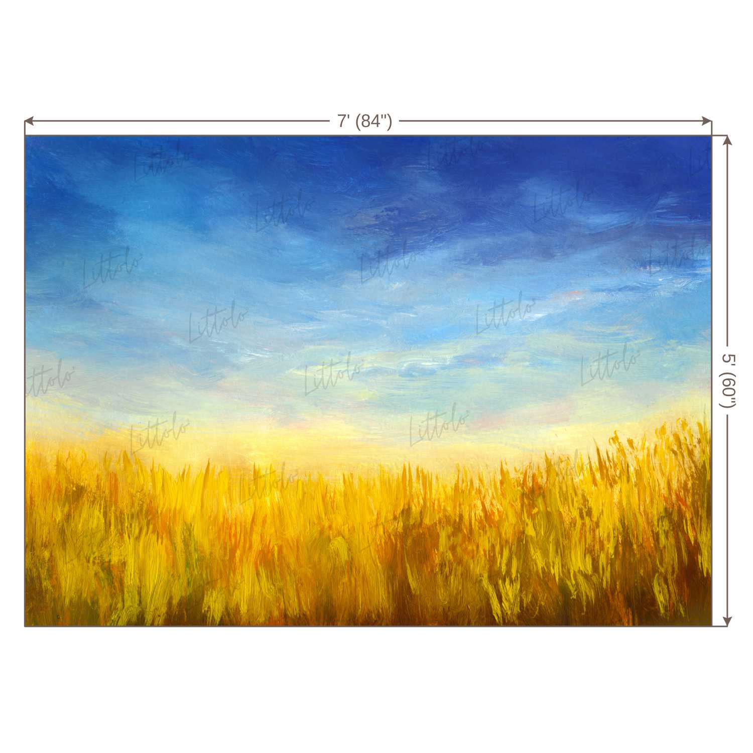 LB0423 Summer Field Theme Backdrop