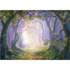 LB0424 Fairy Tale Forest Theme Backdrop