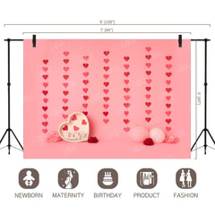 LB0428 Valentine Theme Backdrop