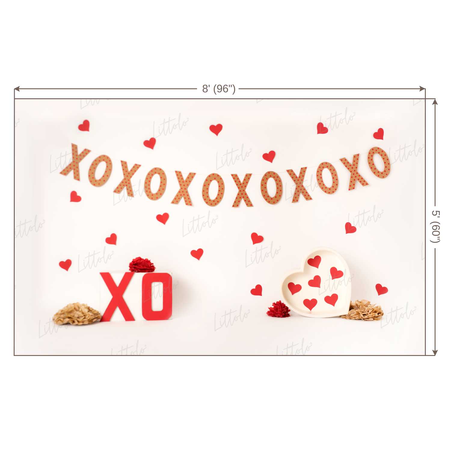 LB0429 Valentine Theme Backdrop