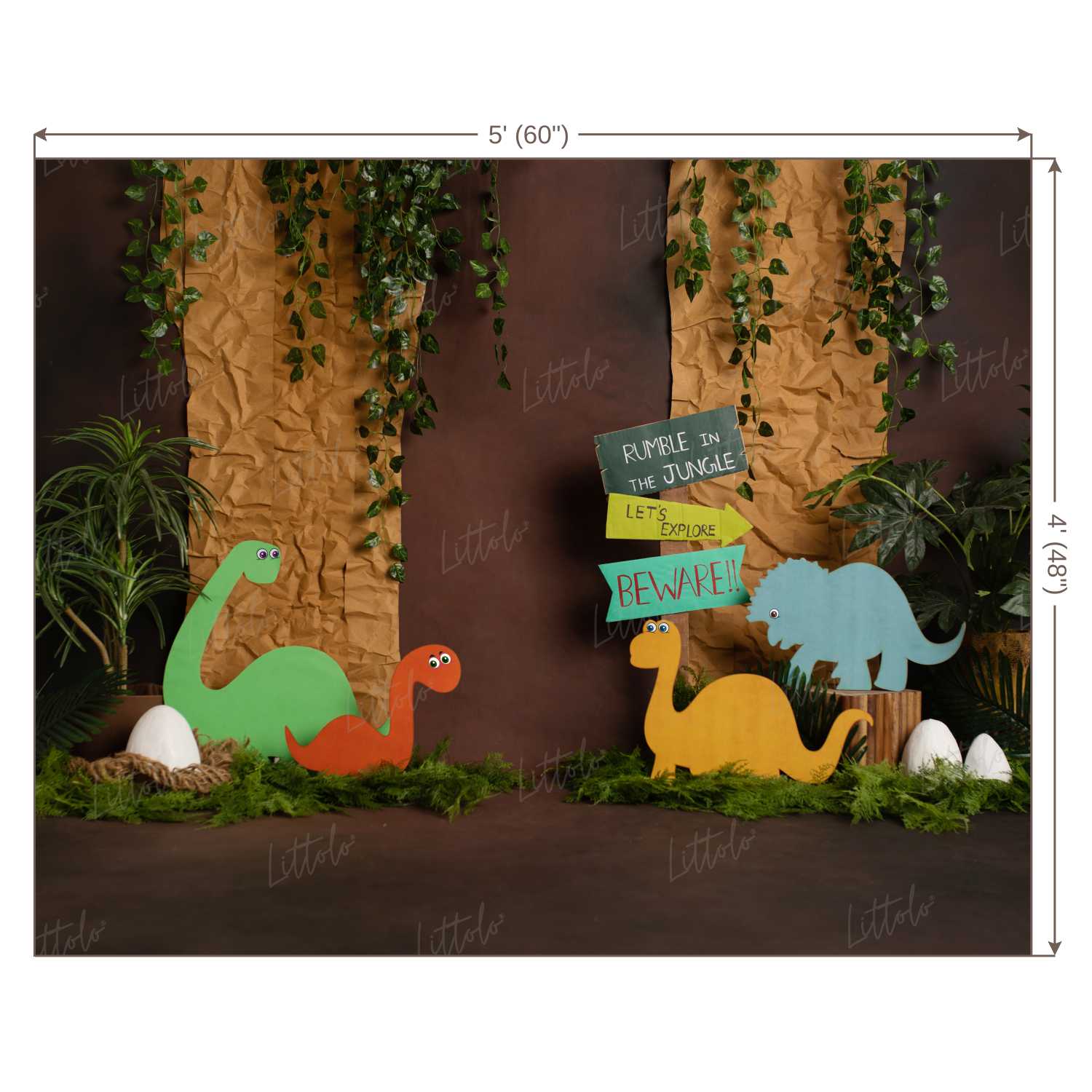 LB0430 Jungle Theme Backdrop