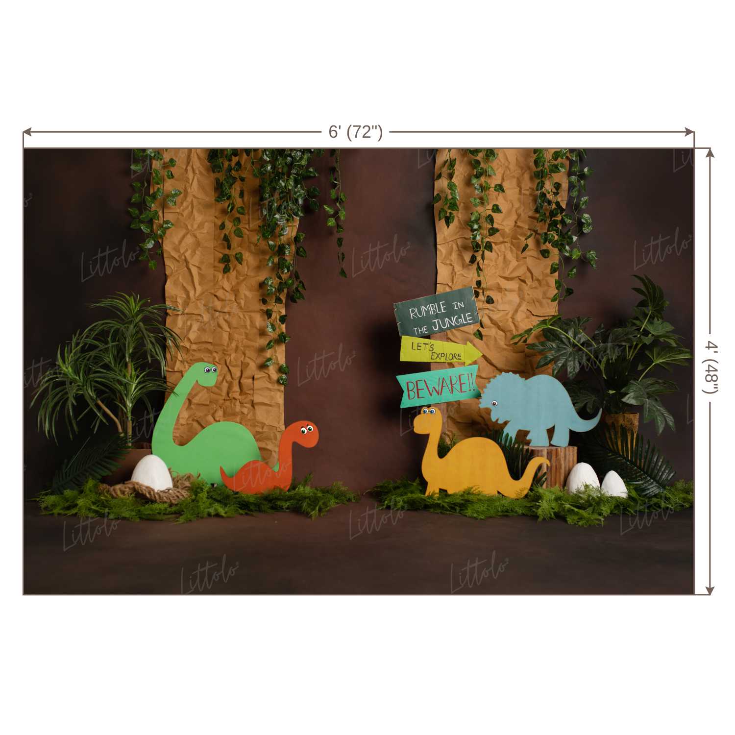 LB0430 Jungle Theme Backdrop