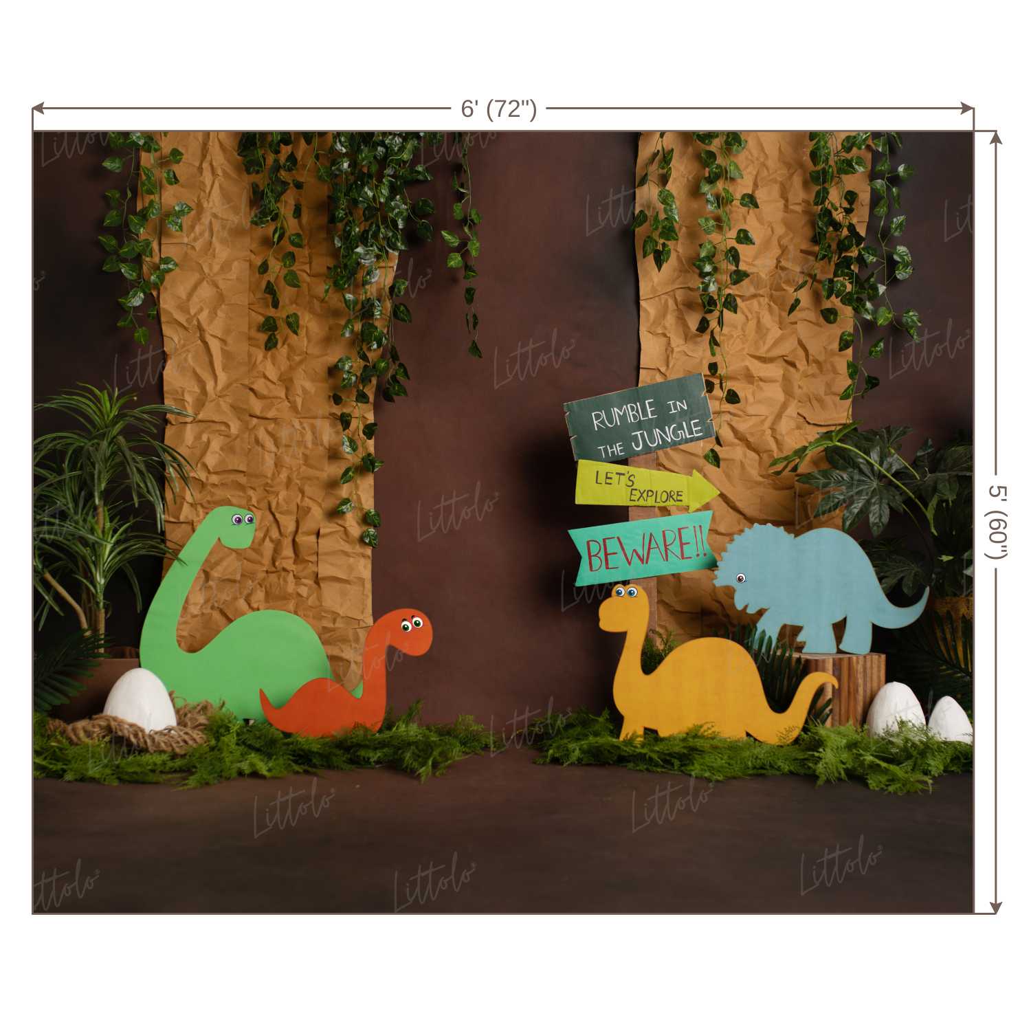 LB0430 Jungle Theme Backdrop