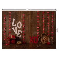 LB0431 Valentine Theme Backdrop