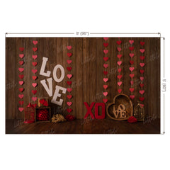 LB0431 Valentine Theme Backdrop