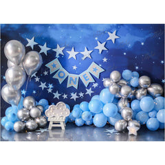 LB0437 Astronaut Balloon Backdrop