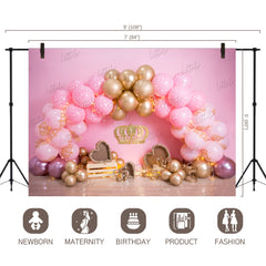 LB0441 Prince Balloon Garland Backdrop