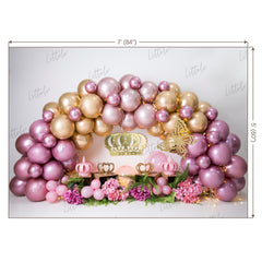 LB0445 Prince Balloon Garland Backdrop