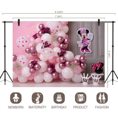 LB0473 Balloon Garland Cartoon Theme Backdrop