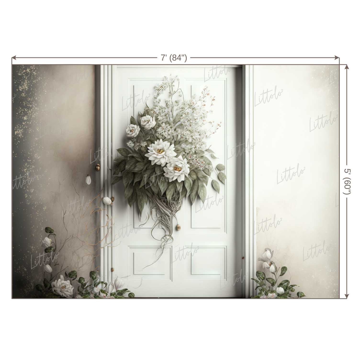 LB0487 Enchanted Doorway Theme Backdrop