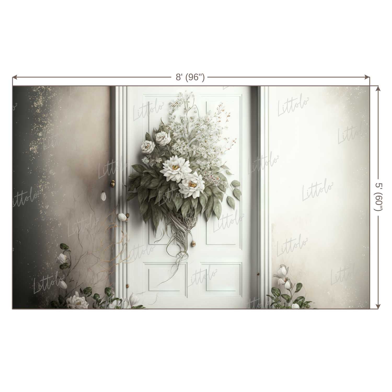 LB0487 Enchanted Doorway Theme Backdrop