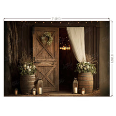 LB0488 Enchanted Doorway Theme Backdrop