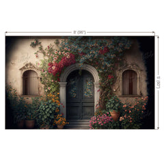 LB0490 Enchanted Doorway Theme Backdrop