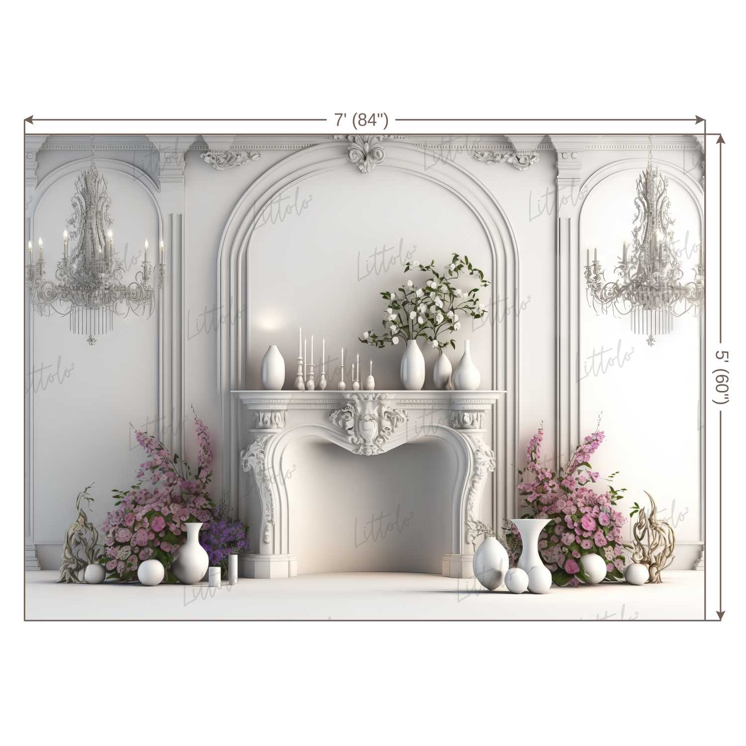 LB0492 Hearth Theme Backdrop