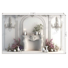 LB0492 Hearth Theme Backdrop