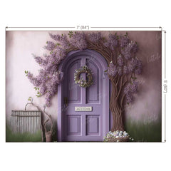 LB0496 Enchanted Doorway Theme Backdrop