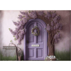 LB0496 Enchanted Doorway Theme Backdrop